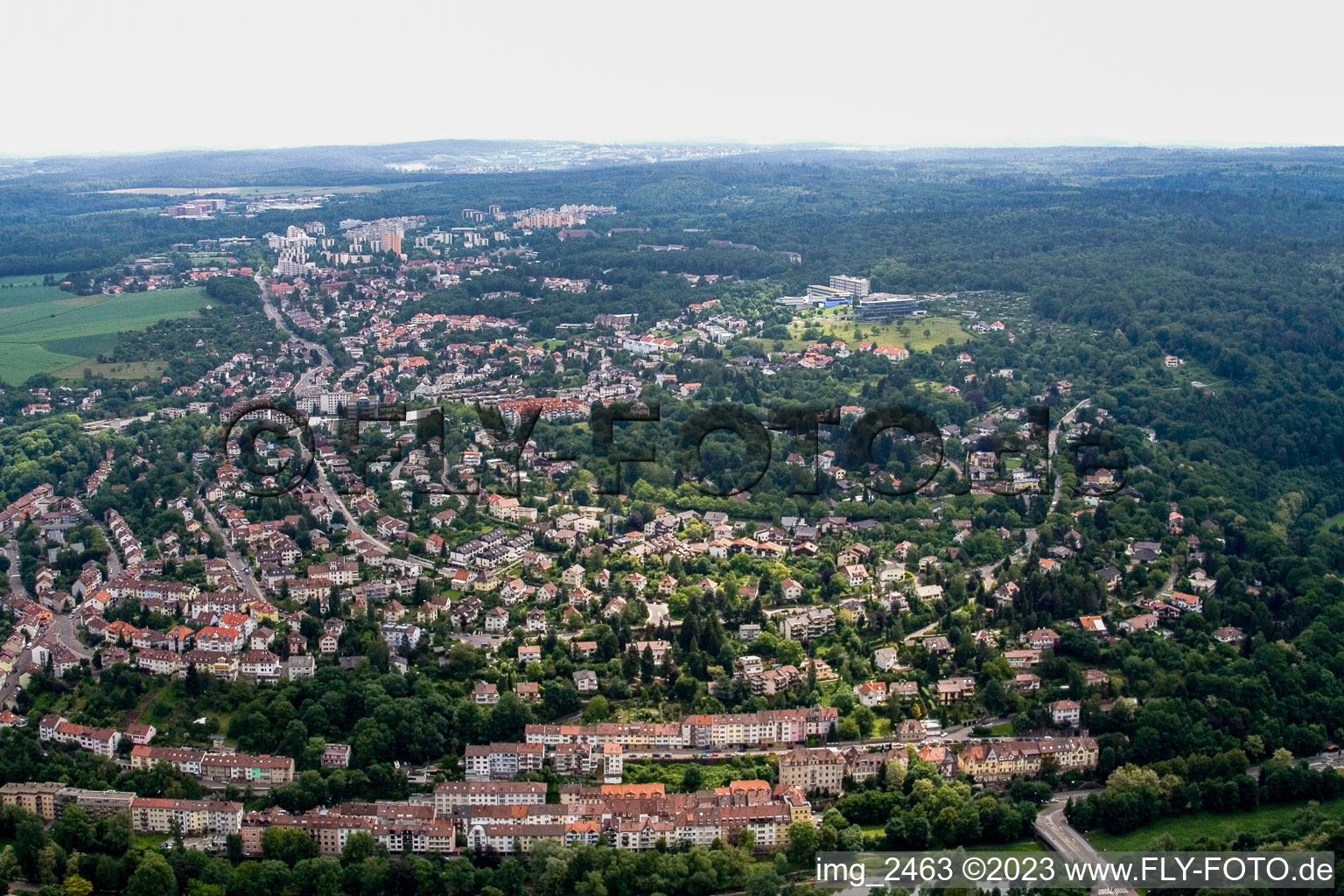 Pforzheim im Bundesland Baden-Württemberg, Deutschland aus der Luft betrachtet