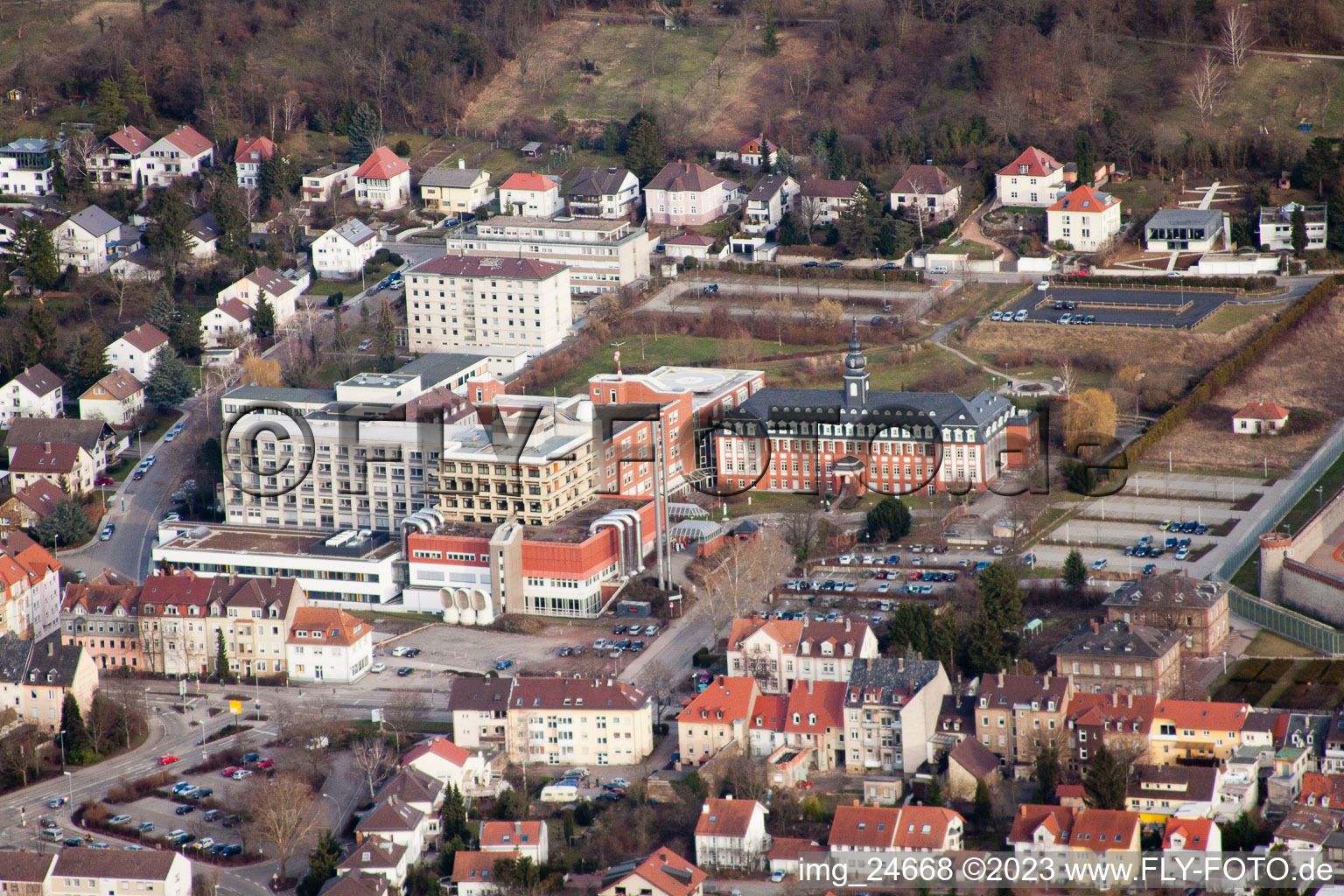 Bruchsal, Fürst Stirum Klinik im Bundesland Baden-Württemberg, Deutschland