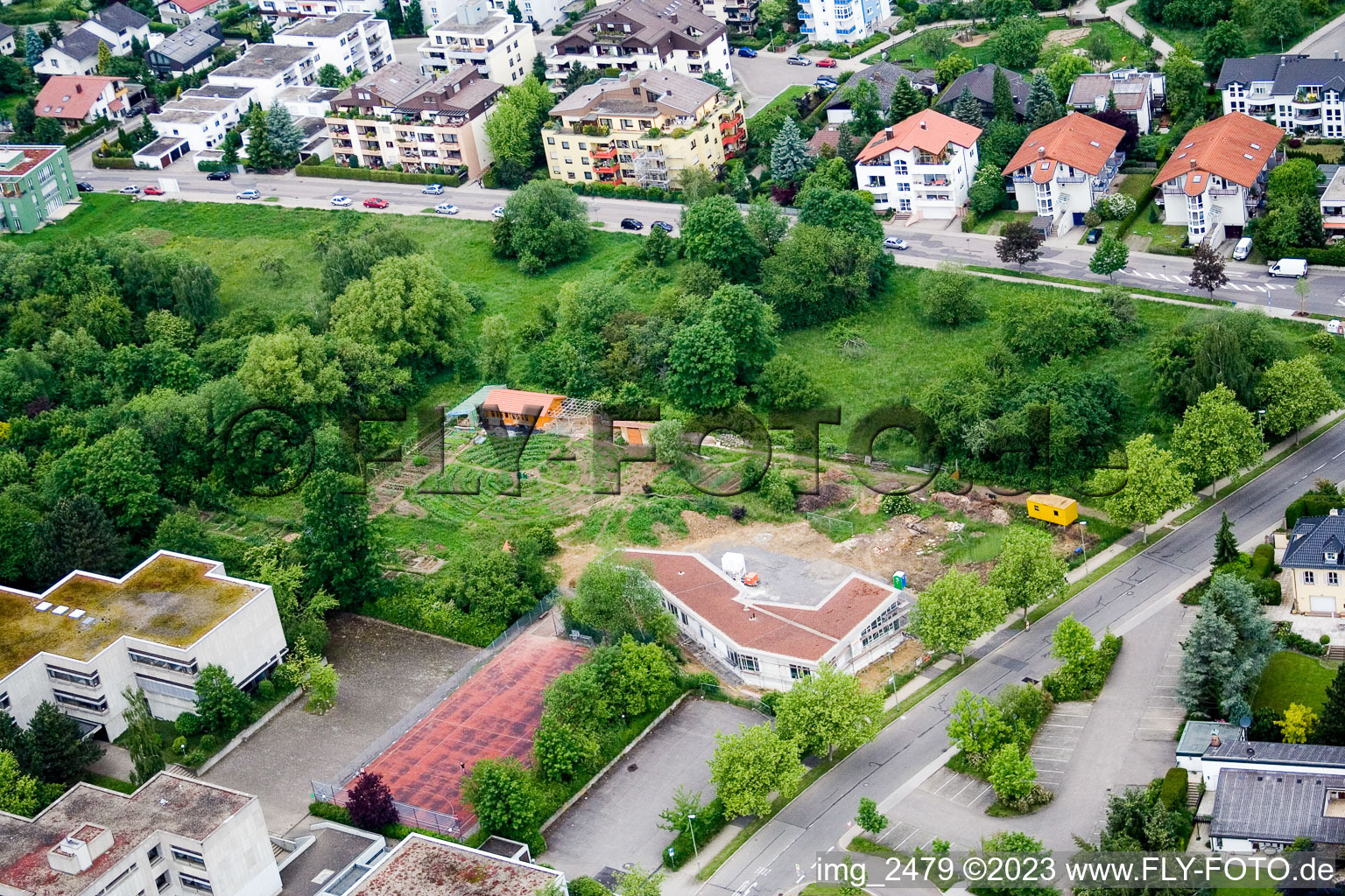 Luftbild von Pforzheim SW, Waldorfschule im Bundesland Baden-Württemberg, Deutschland