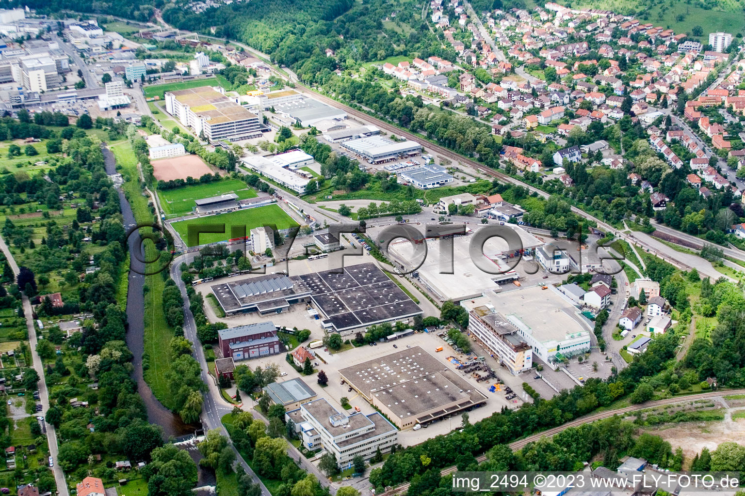 Pforzheim Industriegebiet Brötzingen im Bundesland Baden-Württemberg, Deutschland