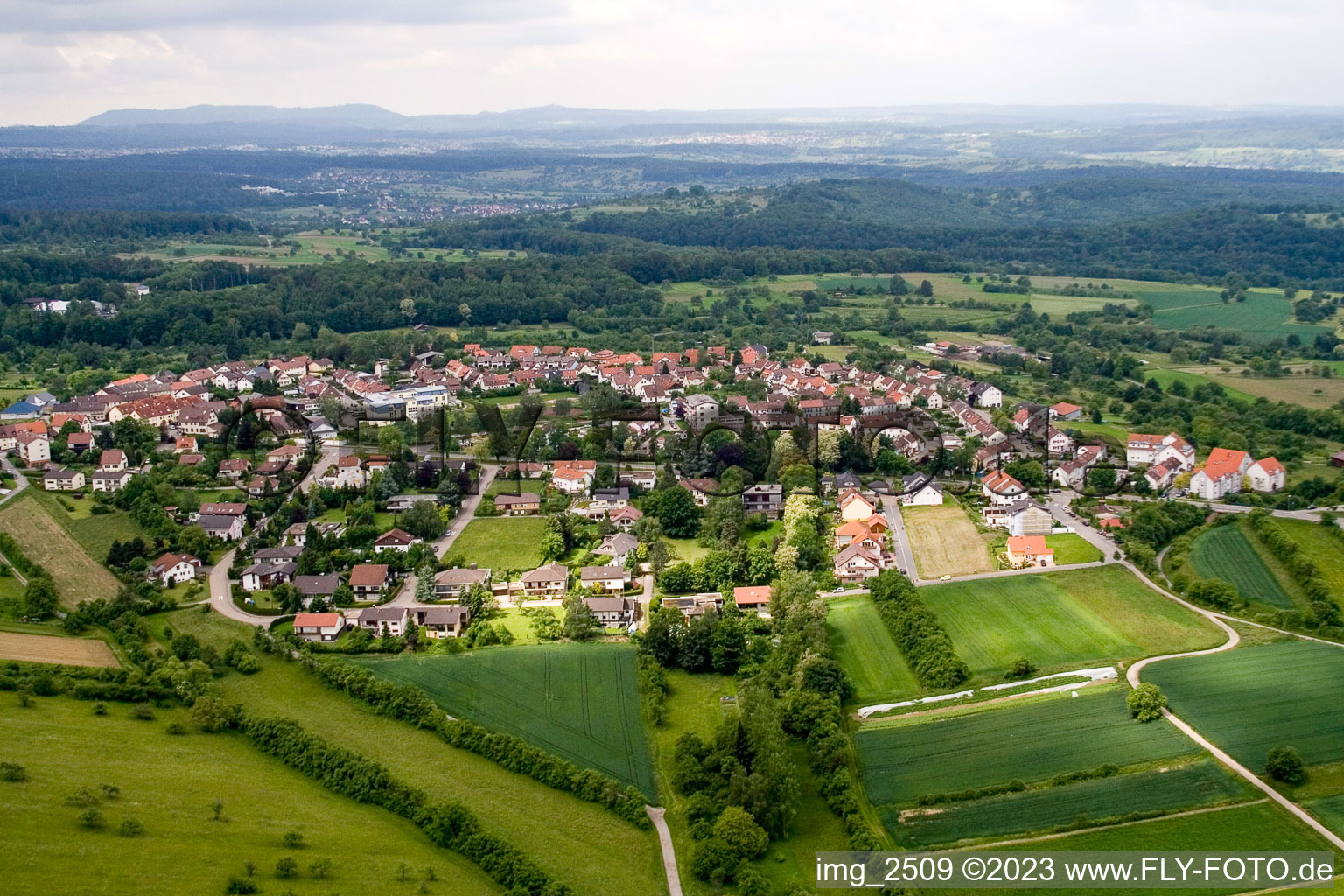 Birkenfeld im Bundesland Baden-Württemberg, Deutschland von oben