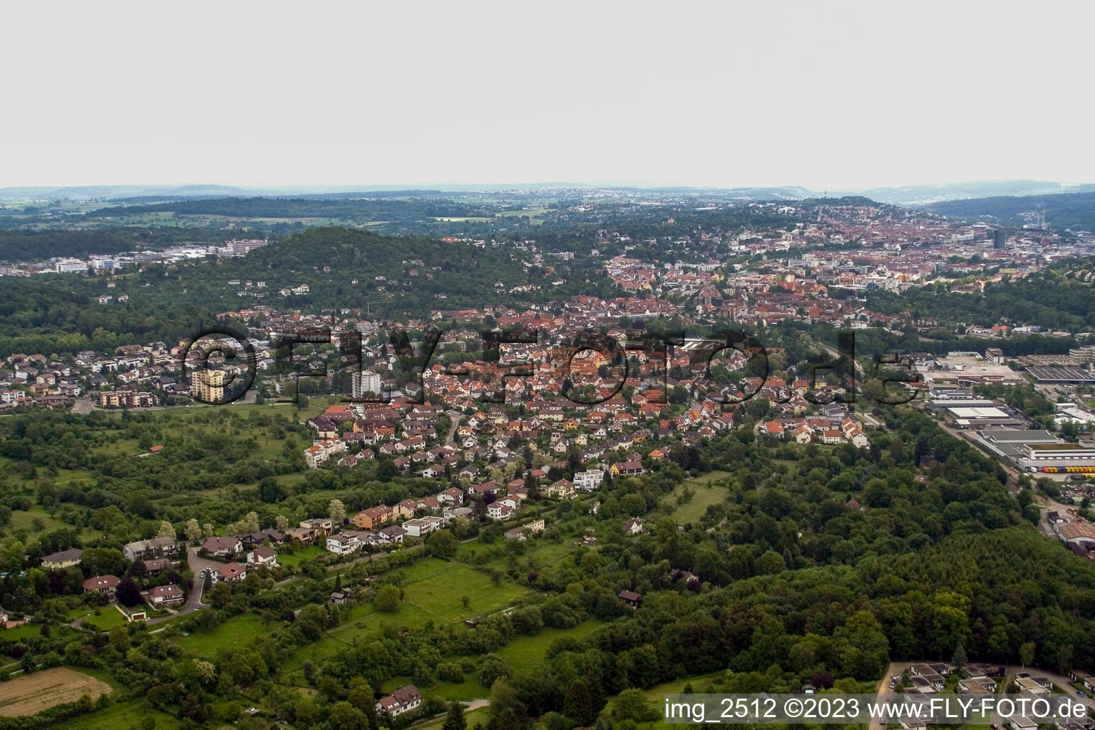 Luftbild von Pforzheim Brötzingen im Bundesland Baden-Württemberg, Deutschland