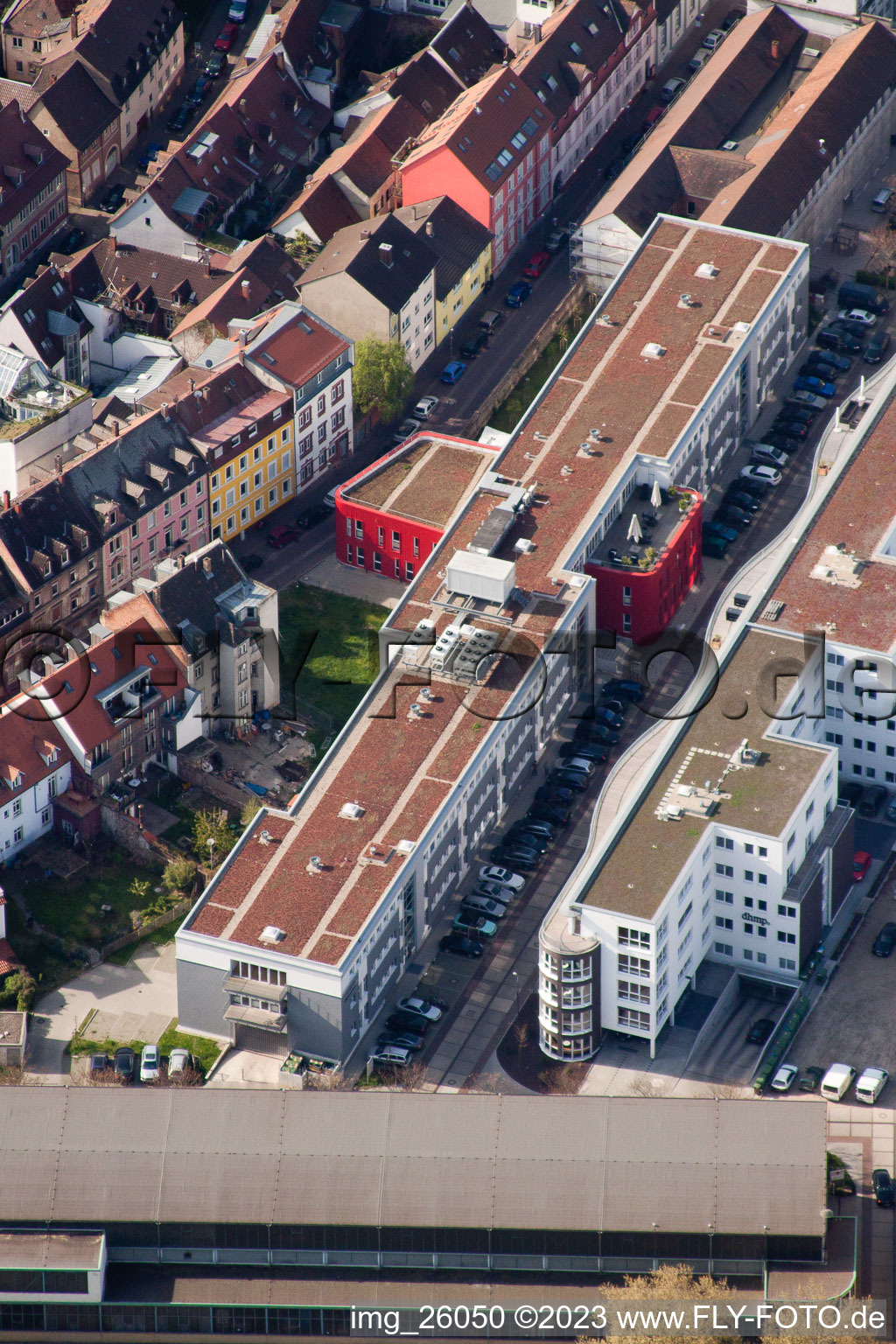 Luftbild von Durlach, Zur Giesserei in Karlsruhe im Bundesland Baden-Württemberg, Deutschland