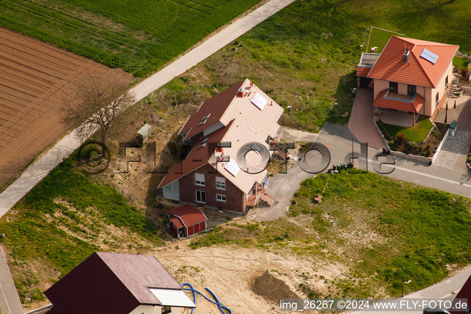 Luftbild von Am Höhenweg in Kandel im Bundesland Rheinland-Pfalz, Deutschland