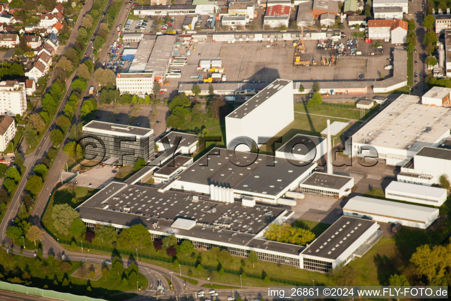 Luftbild von Individual Solutions in Ettlingen im Bundesland Baden-Württemberg, Deutschland