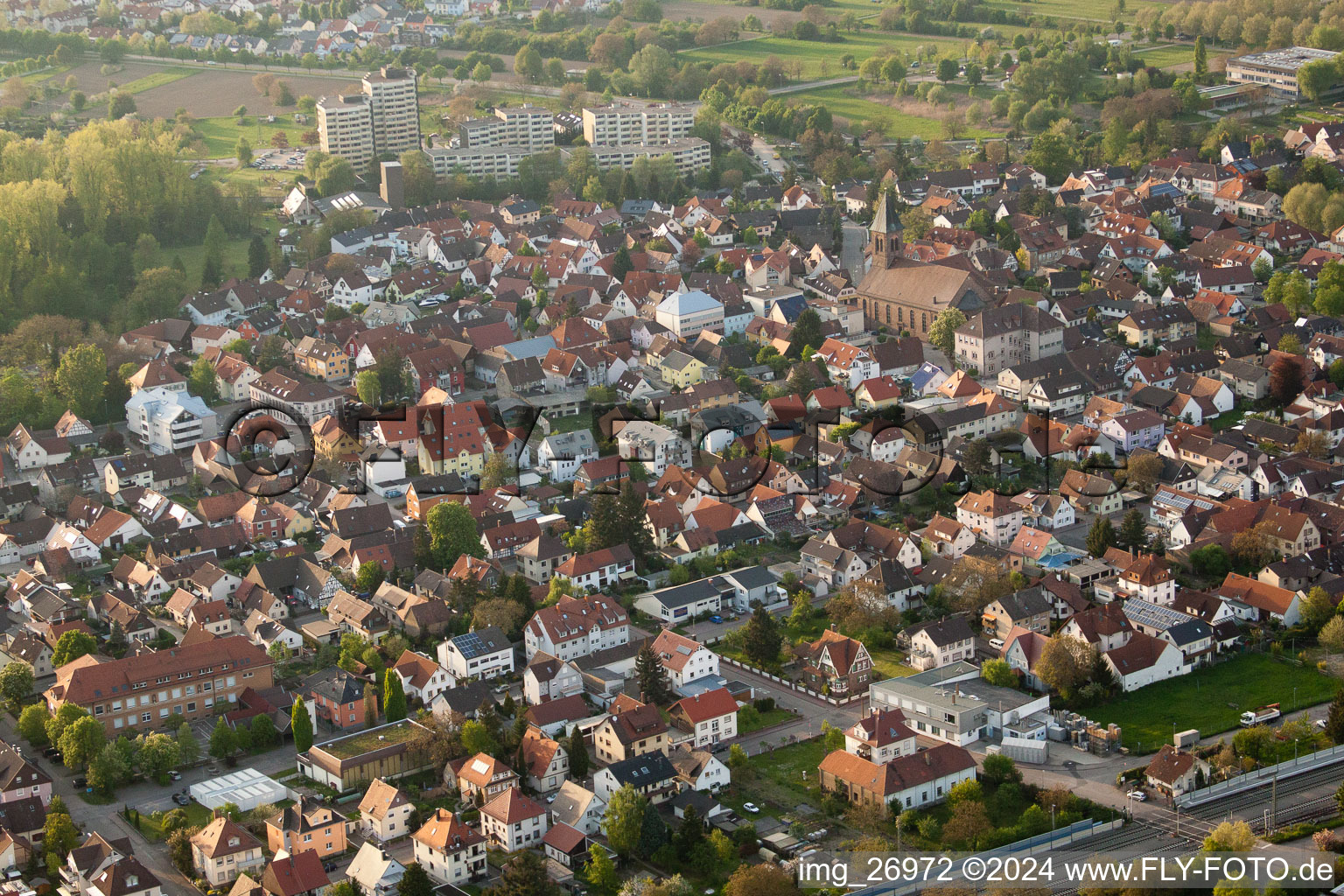 Friedrichstr in Durmersheim im Bundesland Baden-Württemberg, Deutschland