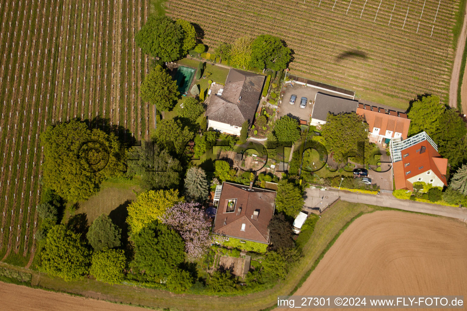 Luftaufnahme von Pockensatz in Landau in der Pfalz im Bundesland Rheinland-Pfalz, Deutschland