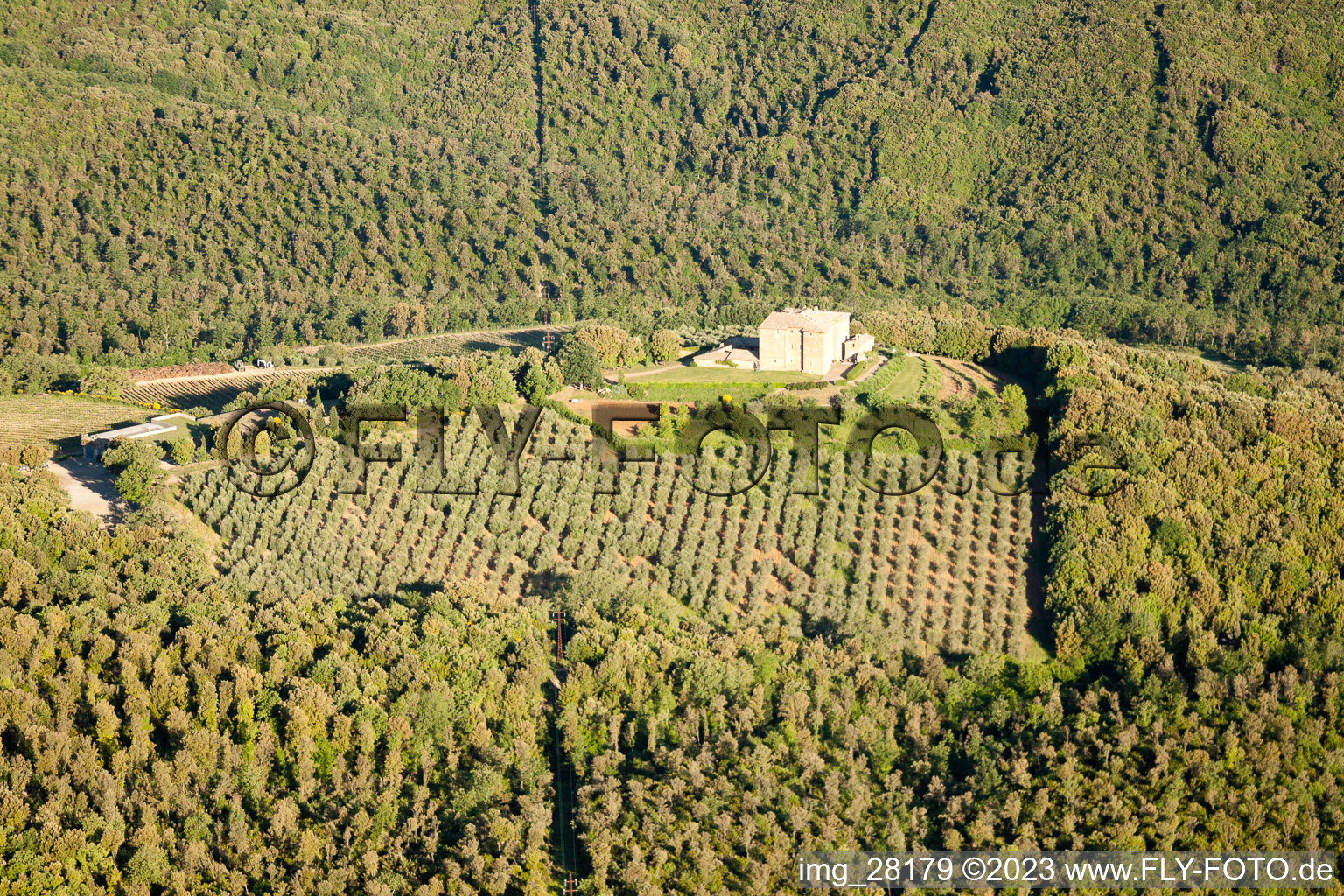Montalcino im Bundesland Toscana, Italien