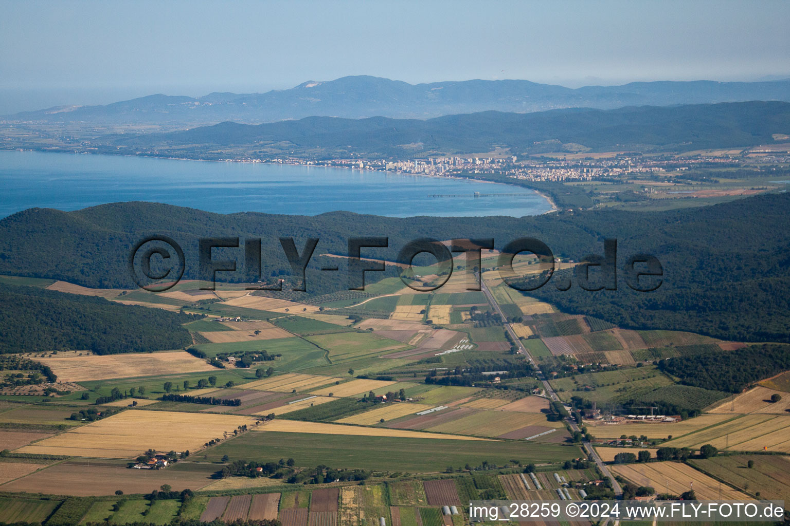 Pian d'Alma im Bundesland Toscana, Italien