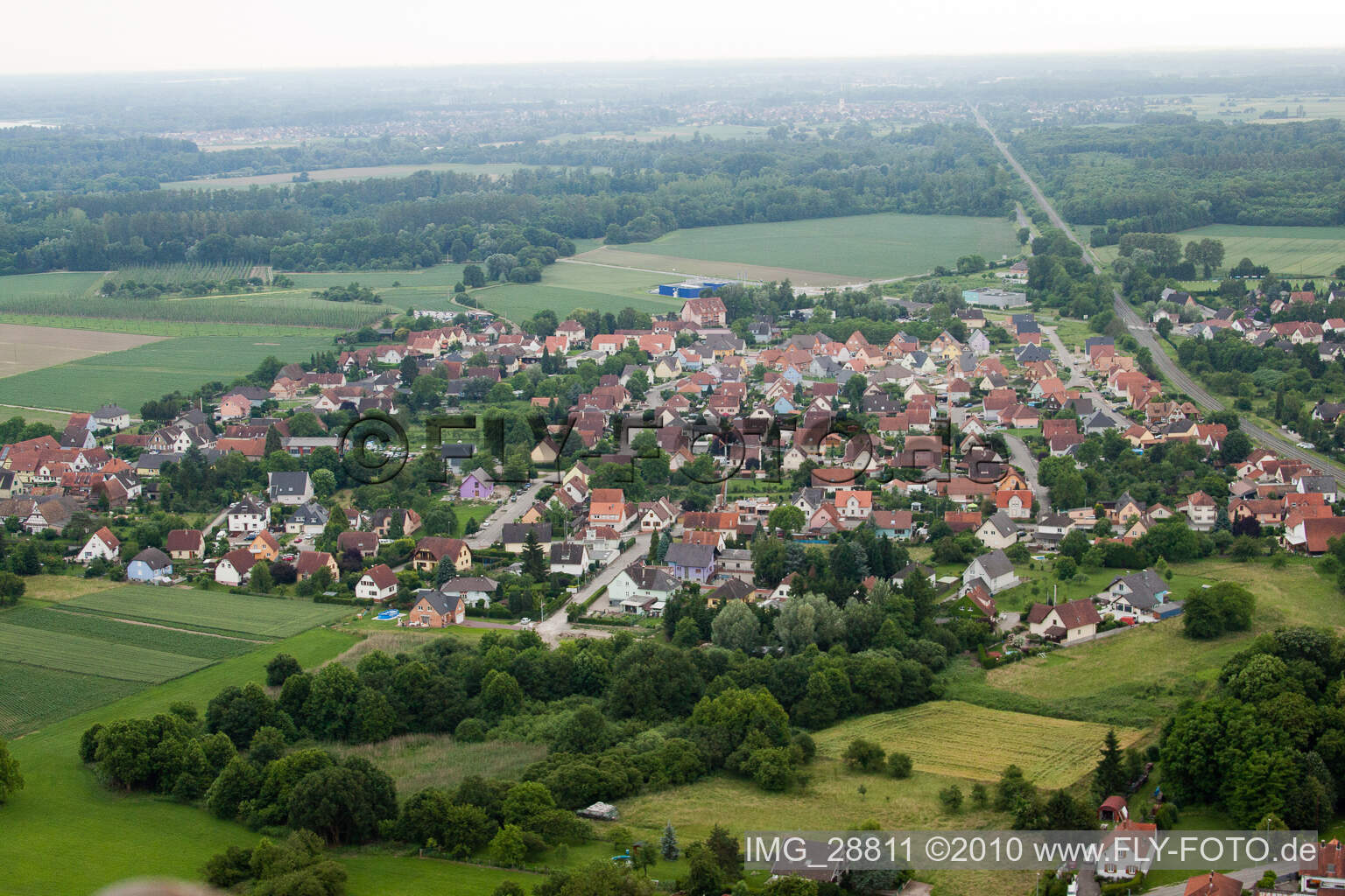 Dengolsheim in Sessenheim im Bundesland Bas-Rhin, Frankreich