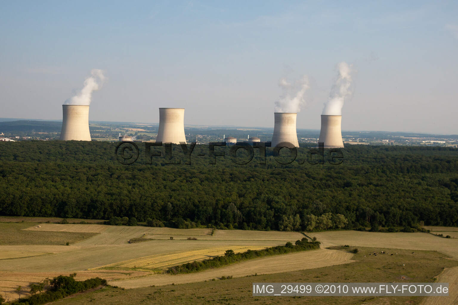 Centre nucleaire EDF in Cattenom im Bundesland Moselle, Frankreich