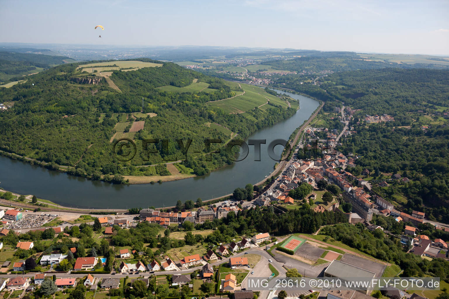 Sierck-les-Bains im Bundesland Moselle, Frankreich