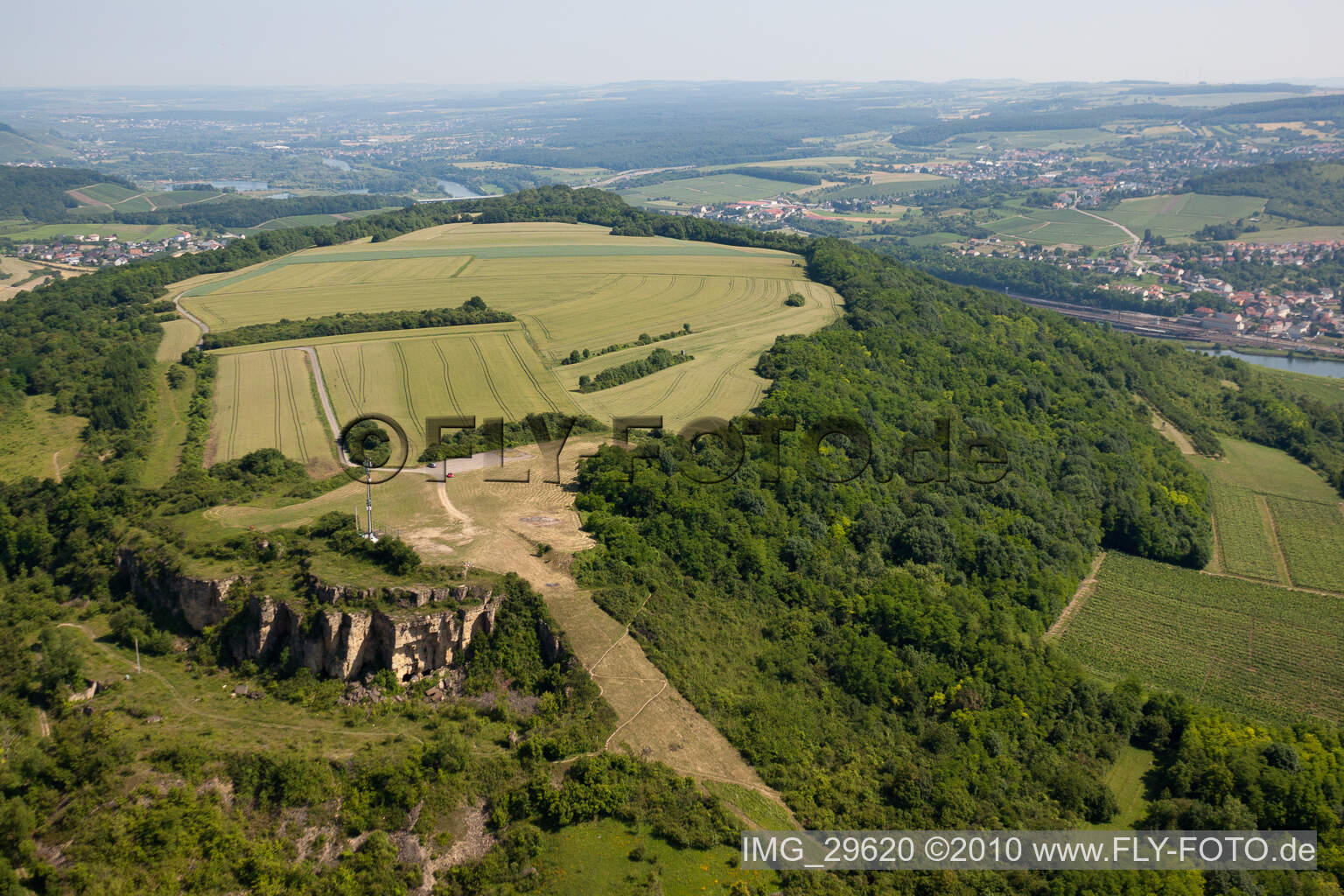 Luftbild von Contz-les-Bains im Bundesland Moselle, Frankreich