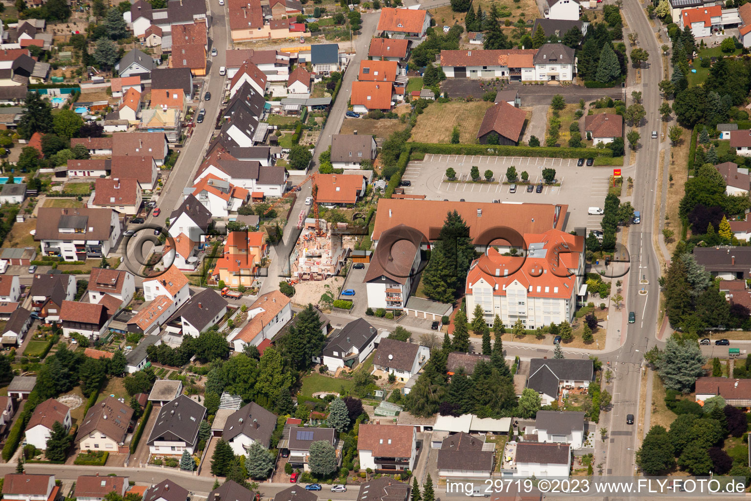 Jockgrim, Brahmsstraße, Buchstr im Bundesland Rheinland-Pfalz, Deutschland