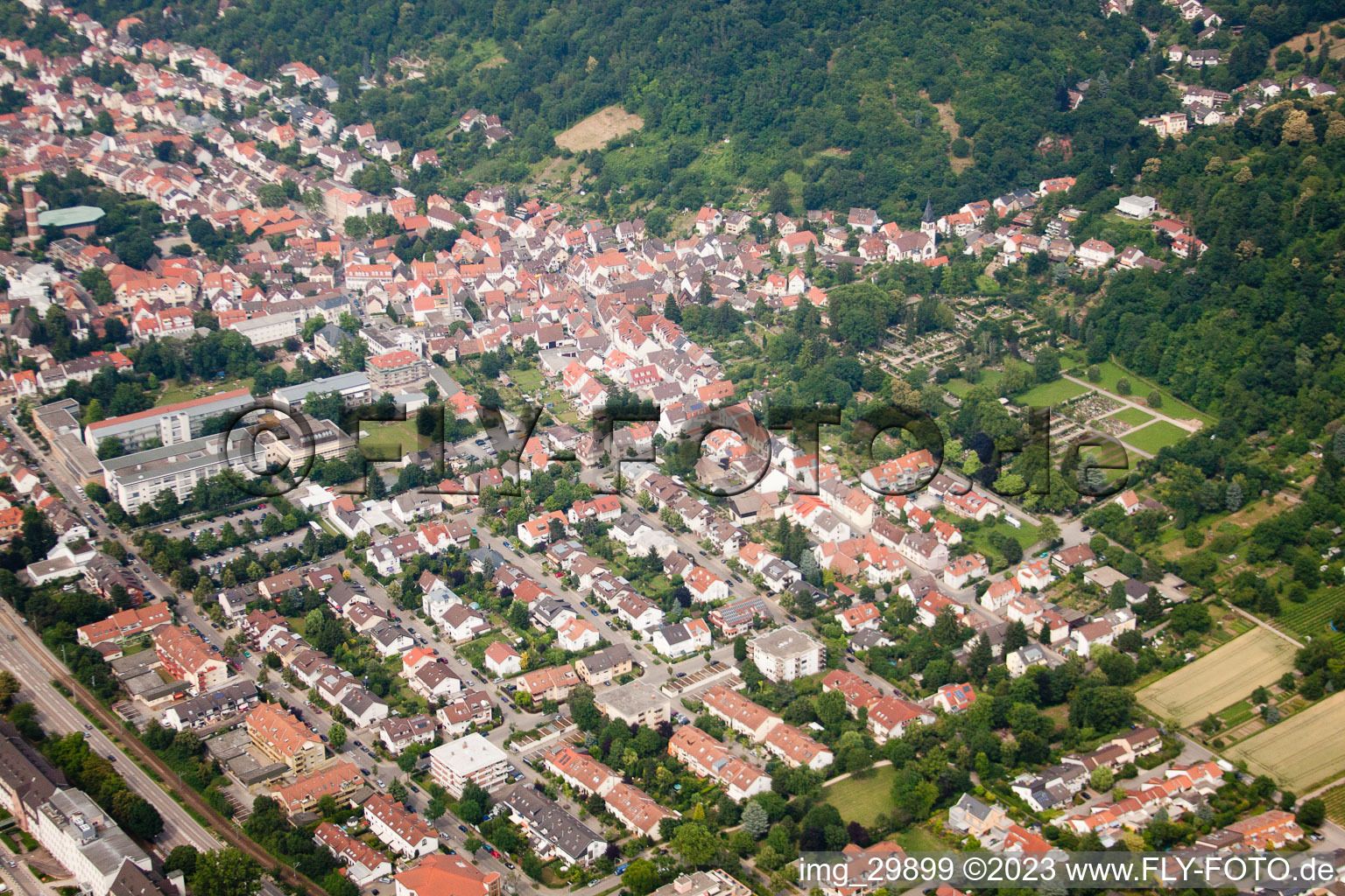 Kühler Grund im Ortsteil Rohrbach in Heidelberg im Bundesland Baden-Württemberg, Deutschland