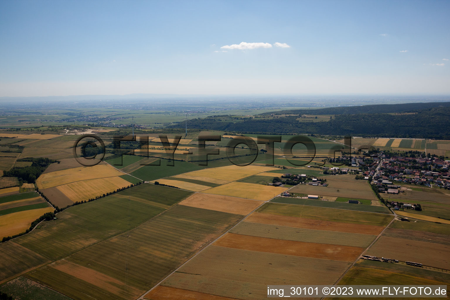 Luftbild von Tiefenthal im Bundesland Rheinland-Pfalz, Deutschland