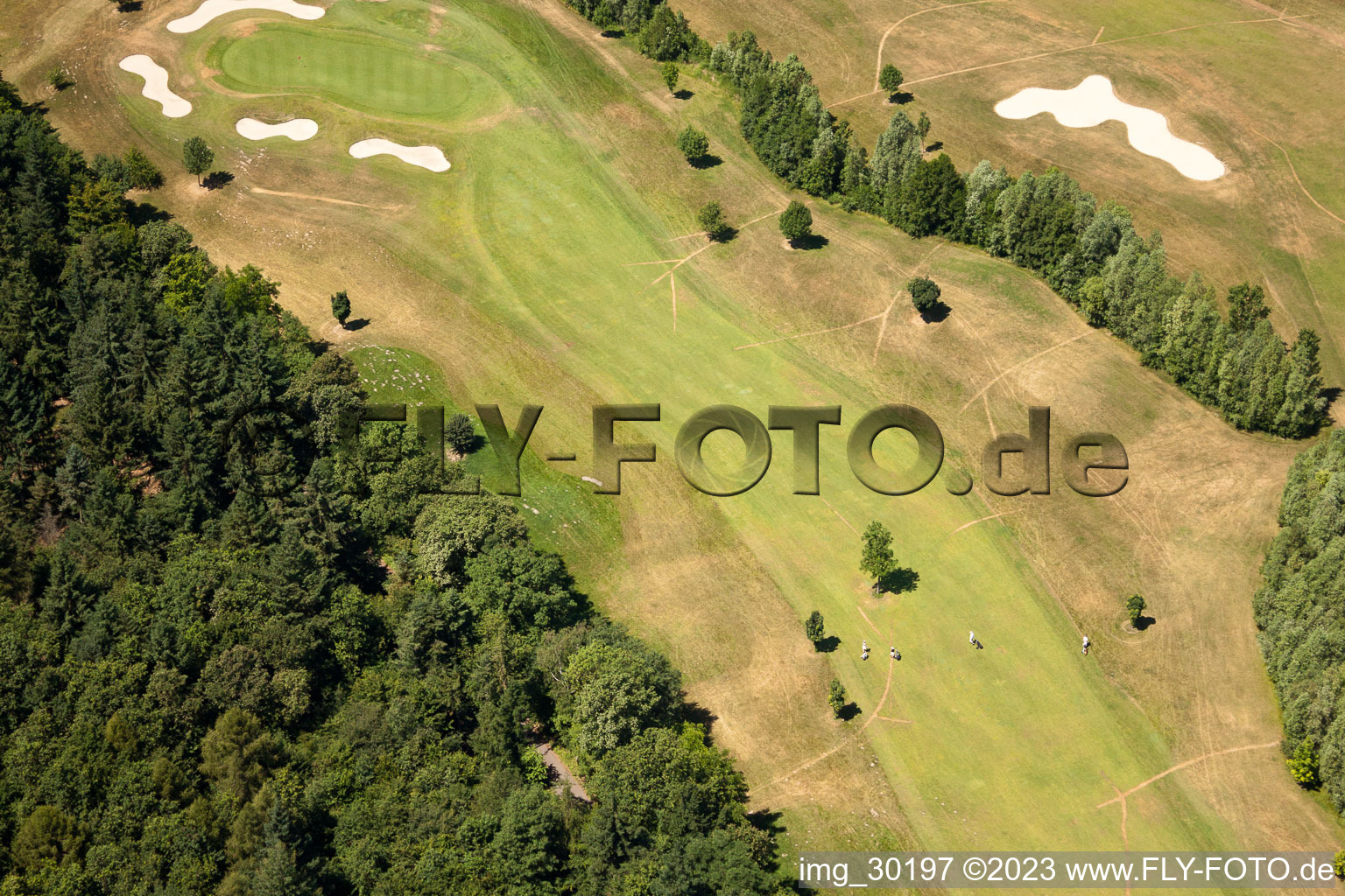 Luftaufnahme von Essingen, Golfclub Dreihof im Bundesland Rheinland-Pfalz, Deutschland