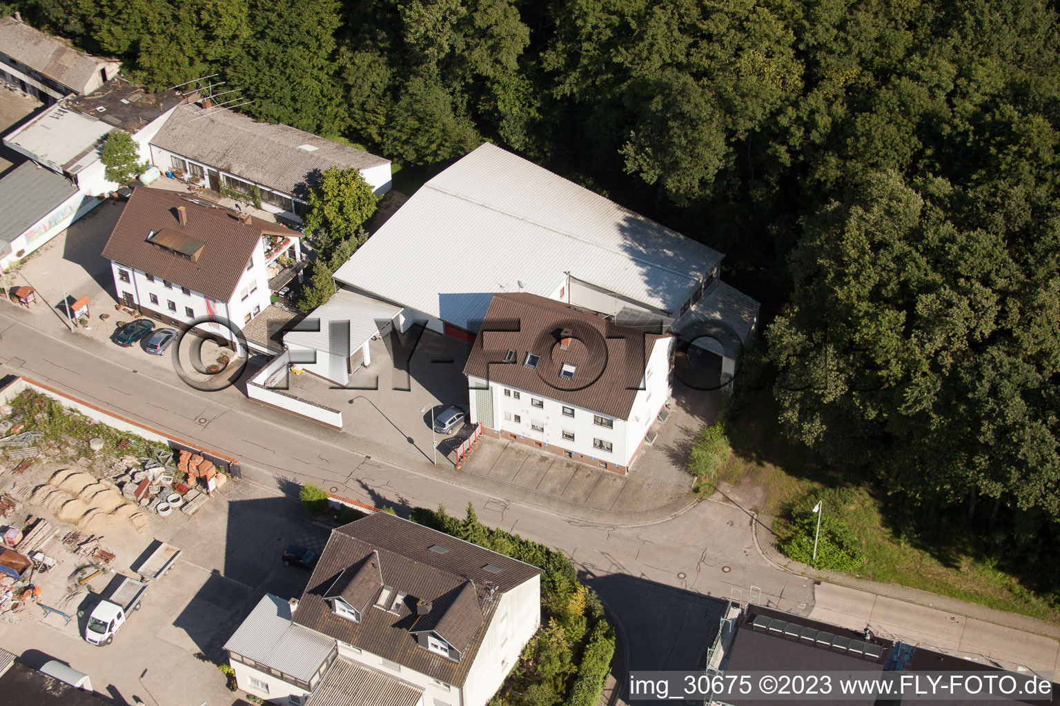Luftbild von Kandel, Elsässerstraße Fa. Frey Sondermaschinen im Bundesland Rheinland-Pfalz, Deutschland