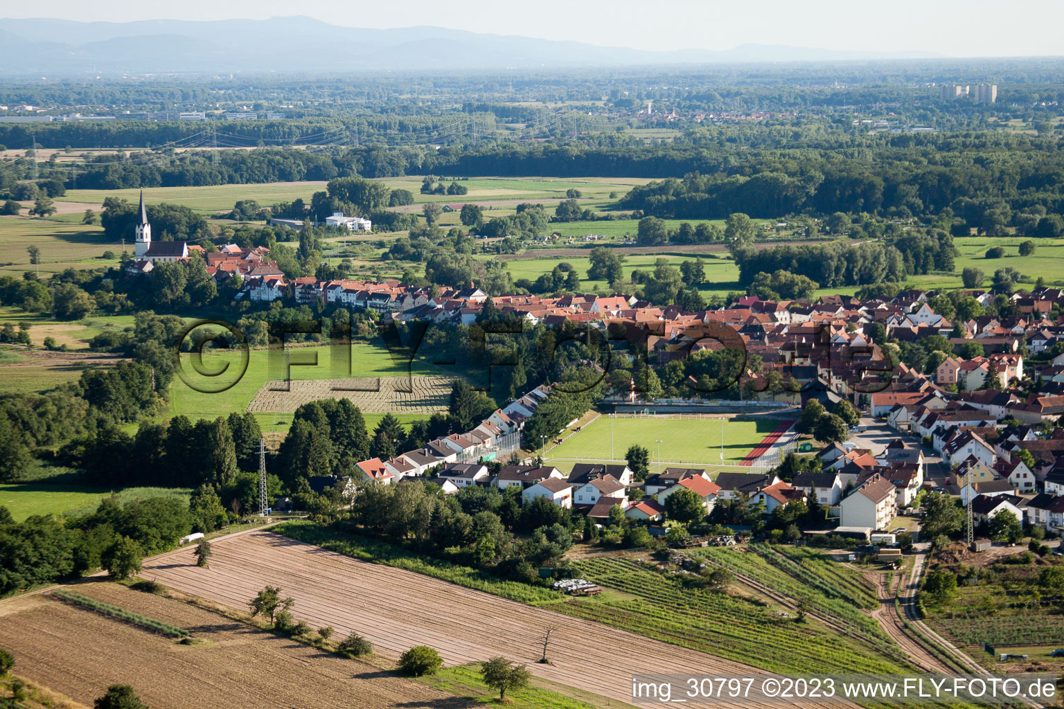 Jockgrim, Sportplätze im Bundesland Rheinland-Pfalz, Deutschland