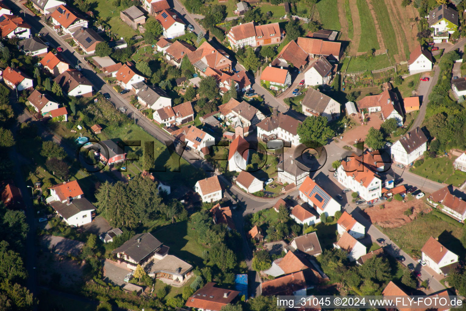 Nothweiler im Bundesland Rheinland-Pfalz, Deutschland vom Flugzeug aus