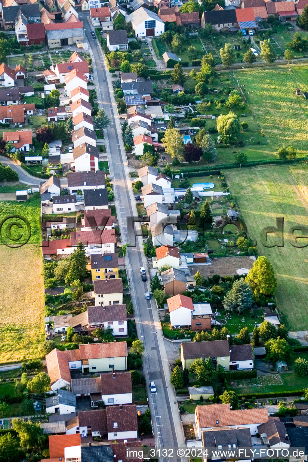 Luftbild von Wattstr in Freckenfeld im Bundesland Rheinland-Pfalz, Deutschland