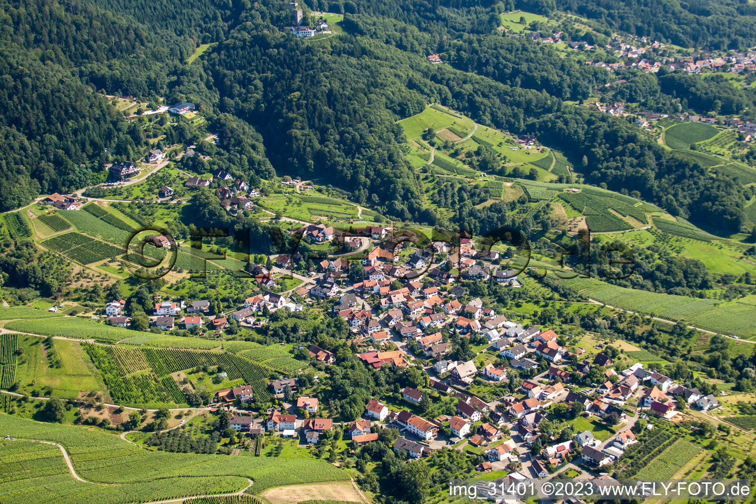 Luftbild von Bühl-Kappelwindeck im Bundesland Baden-Württemberg, Deutschland