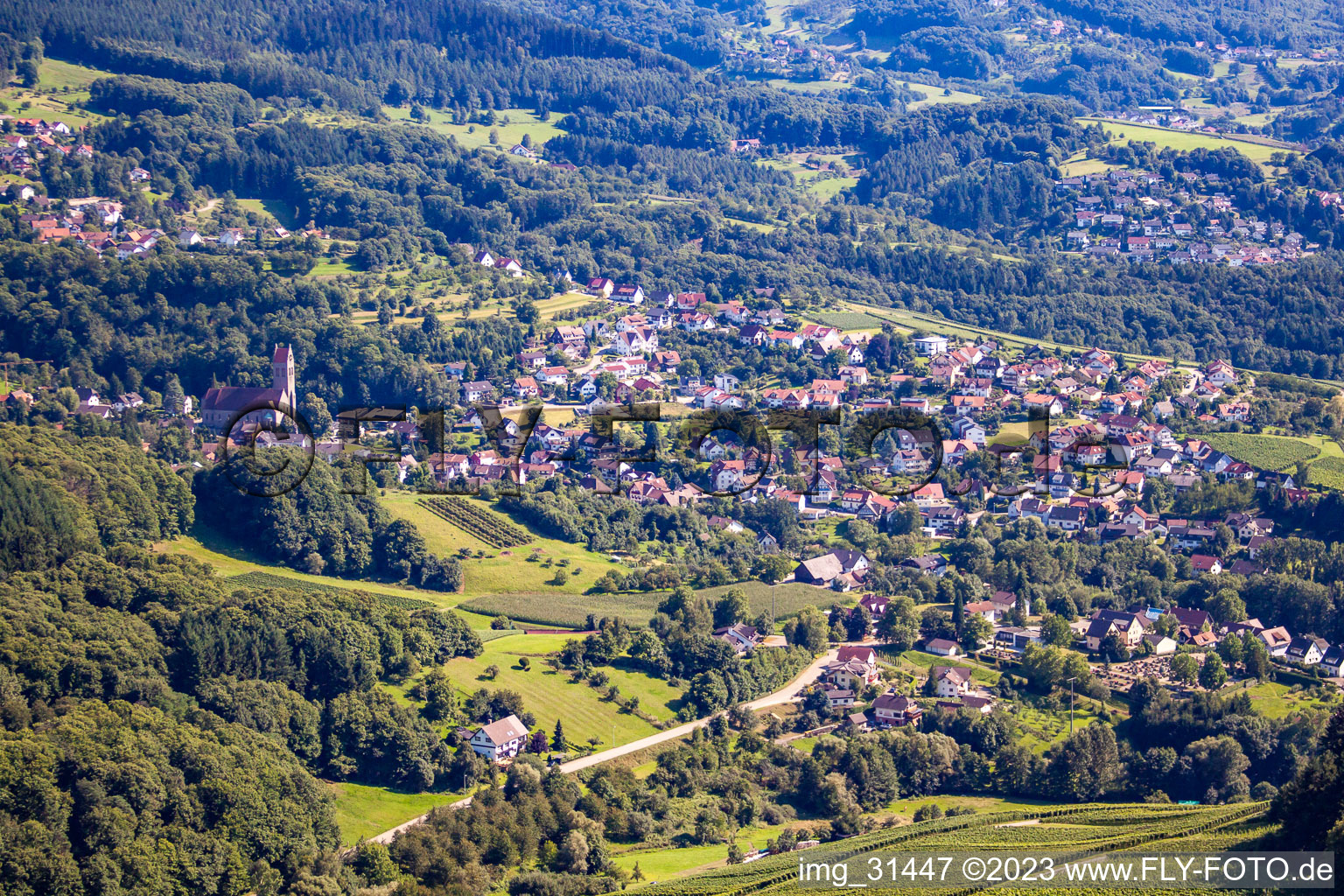 Luftbild von Bühl-Waldmatt im Bundesland Baden-Württemberg, Deutschland