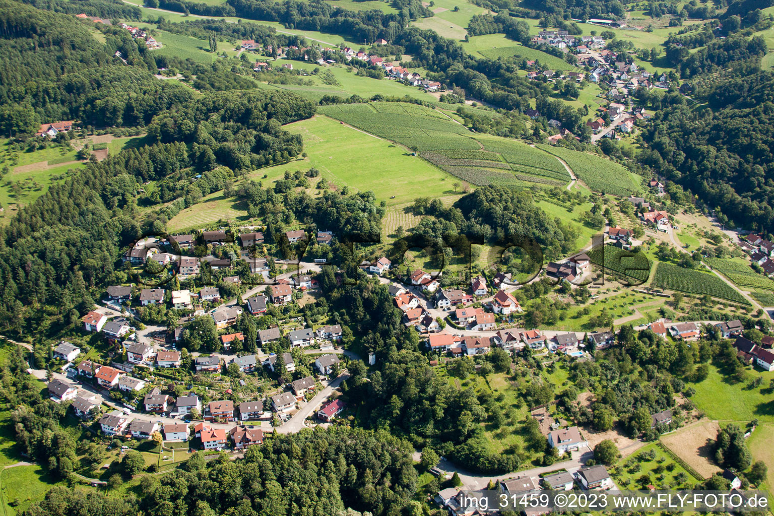 Luftbild von Bühl-Kappelwindeck in Lauf im Bundesland Baden-Württemberg, Deutschland