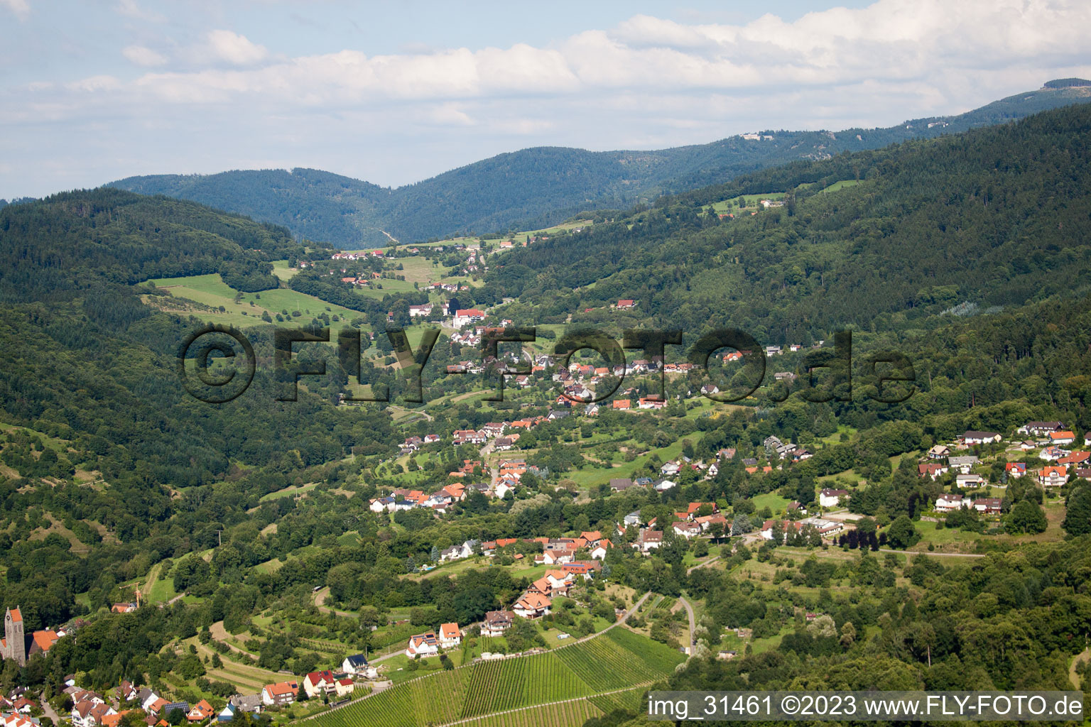 Luftaufnahme von Bühl-Neusatzeck im Bundesland Baden-Württemberg, Deutschland