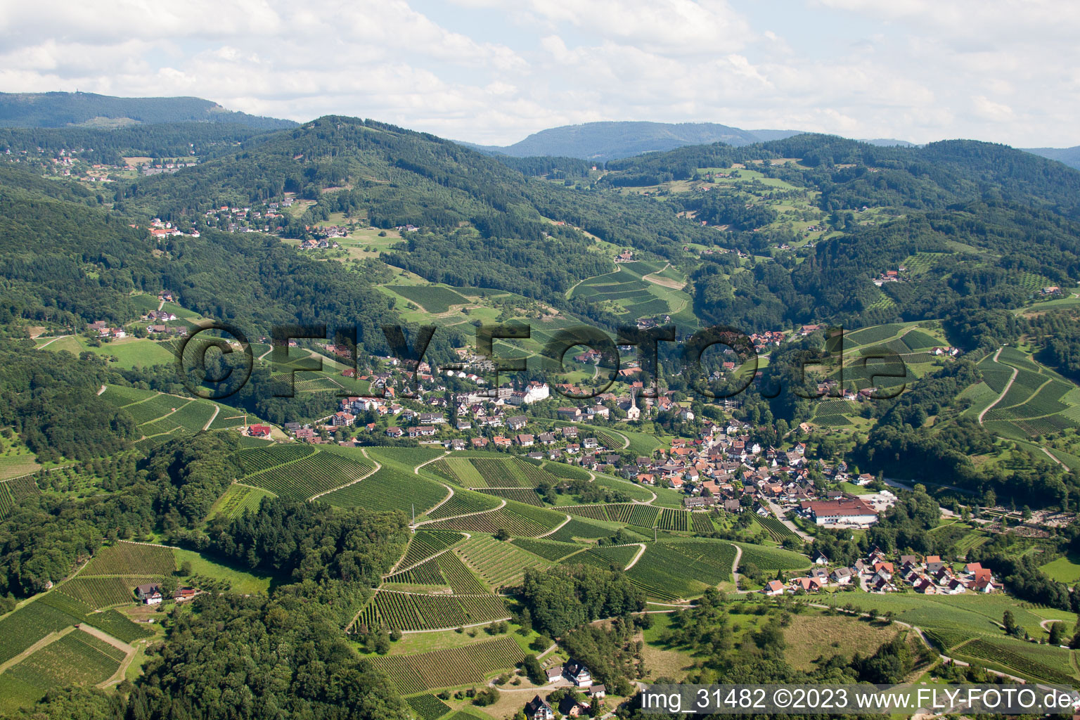 Luftbild von Obersasbach in Sasbach im Bundesland Baden-Württemberg, Deutschland