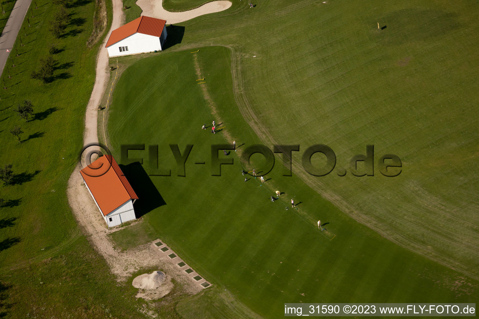 Urloffen, Golfclub Urloffen e. V in Appenweier im Bundesland Baden-Württemberg, Deutschland von oben