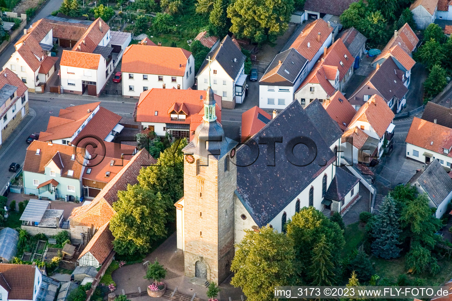 Luftbild von Steinfeld, im Bundesland Rheinland-Pfalz, Deutschland