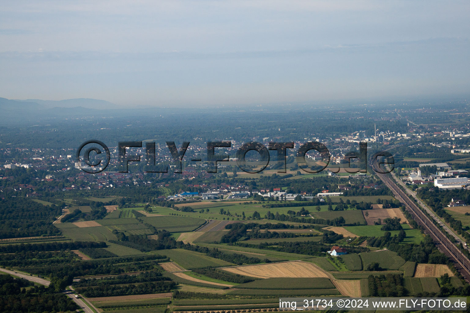 Sasbach von Norden im Bundesland Baden-Württemberg, Deutschland