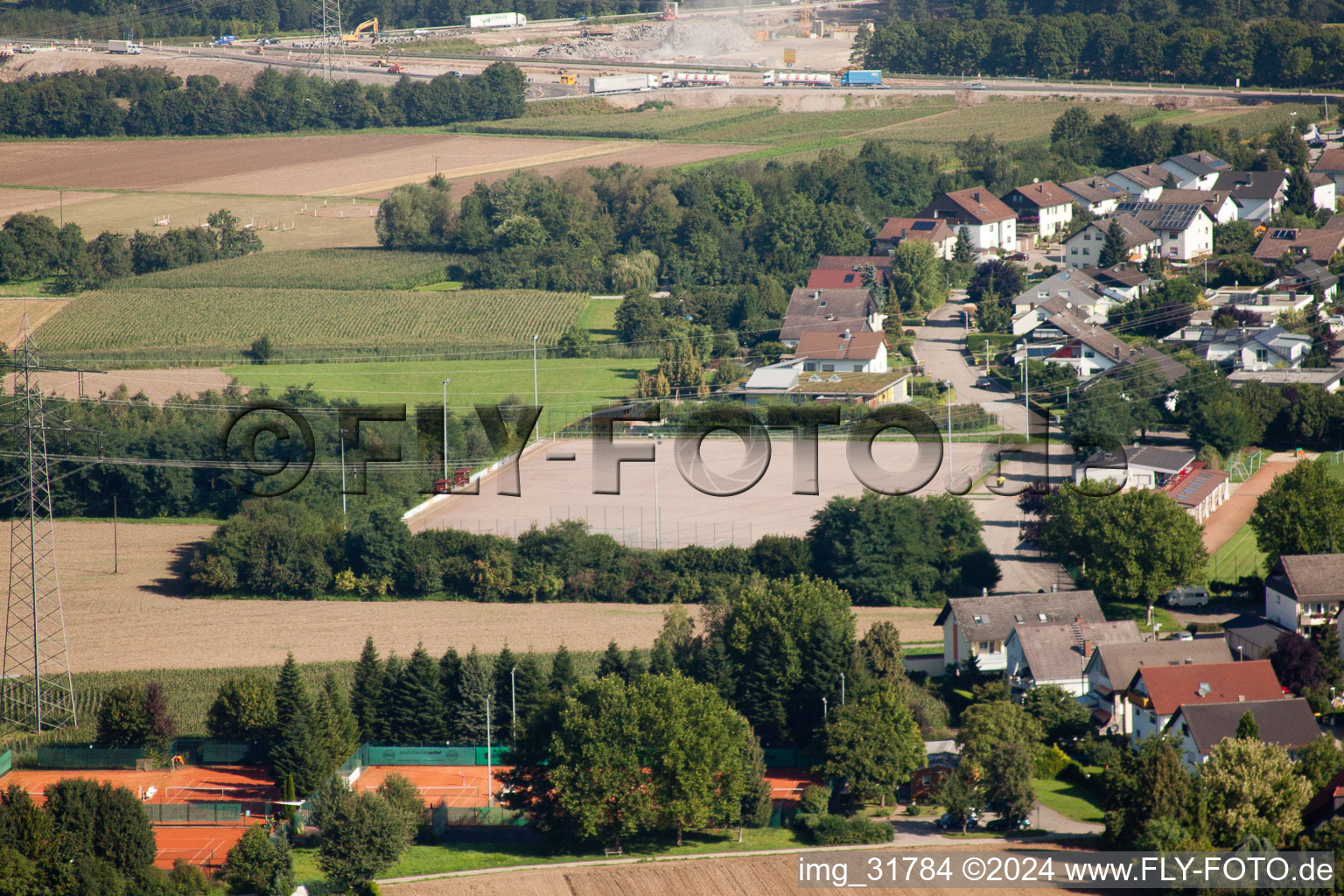 Vimbuch, Fussballplatz in Bühl im Bundesland Baden-Württemberg, Deutschland