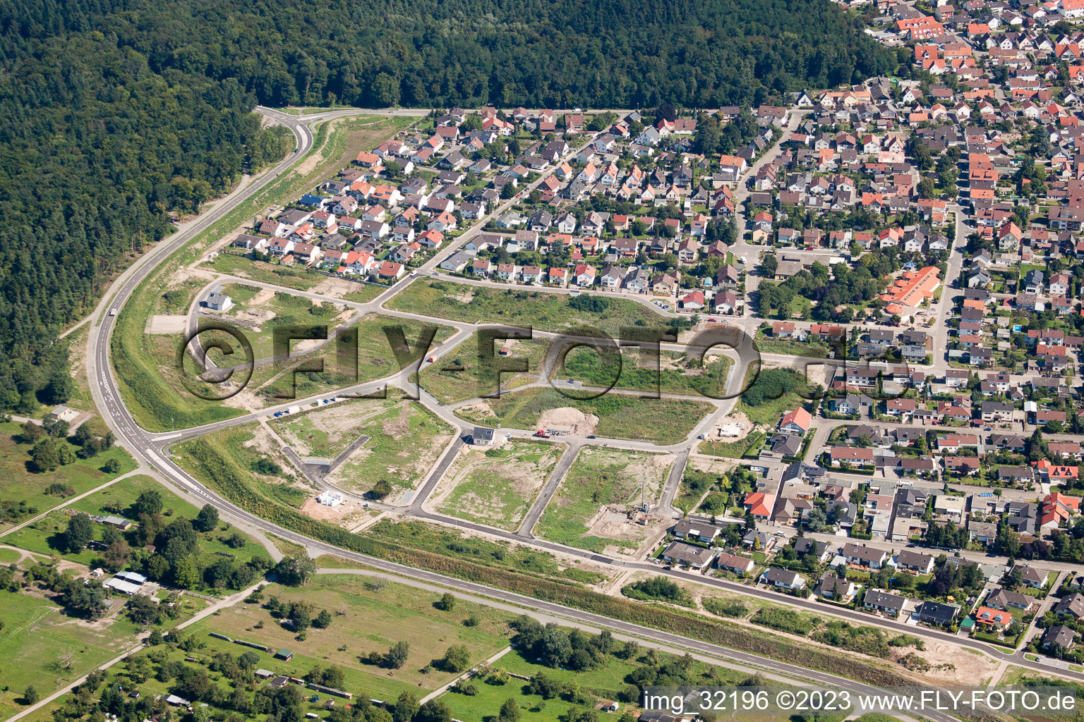 Jockgrim, Neubaugebiet W im Bundesland Rheinland-Pfalz, Deutschland