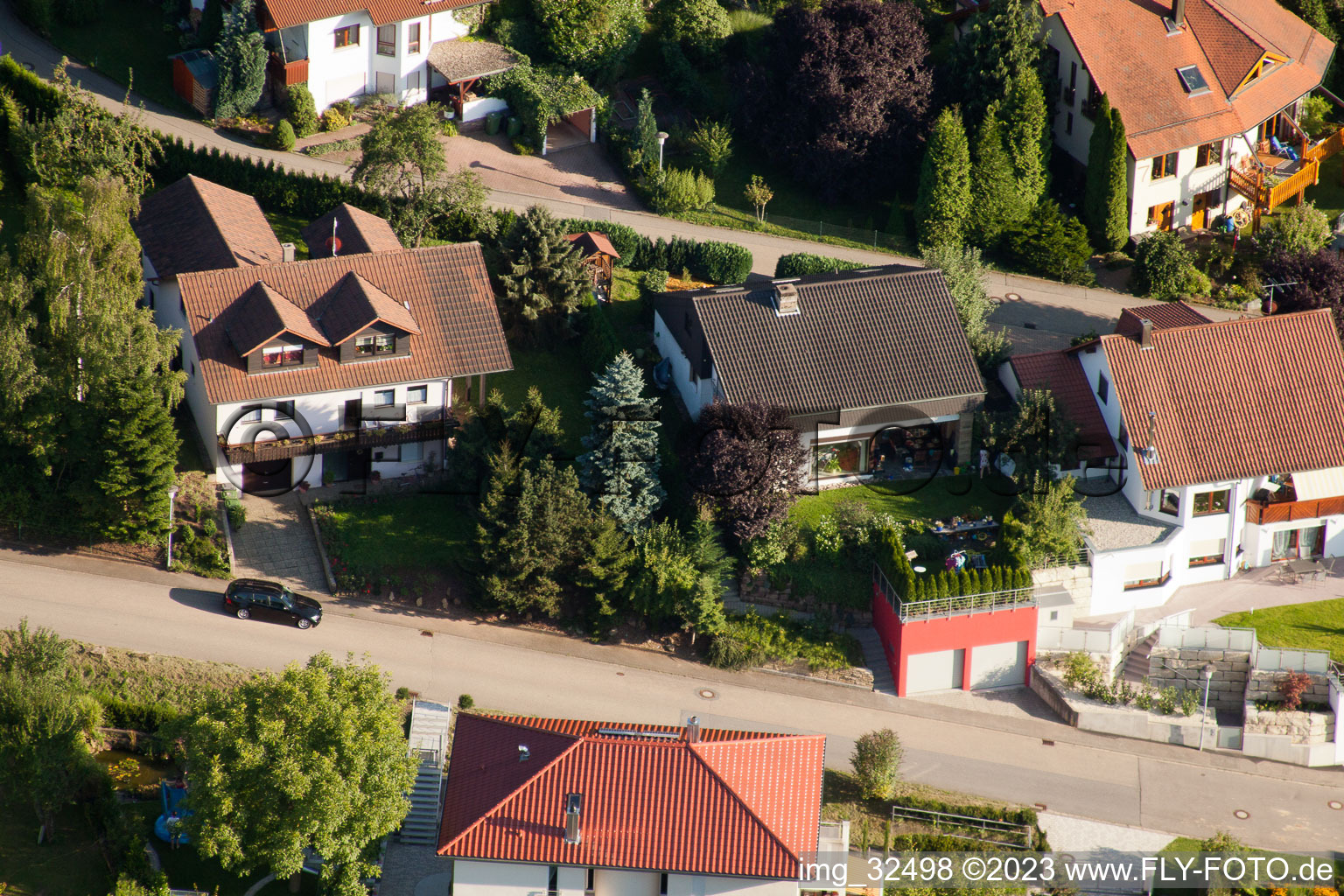 Luftaufnahme von Keltern im Bundesland Baden-Württemberg, Deutschland