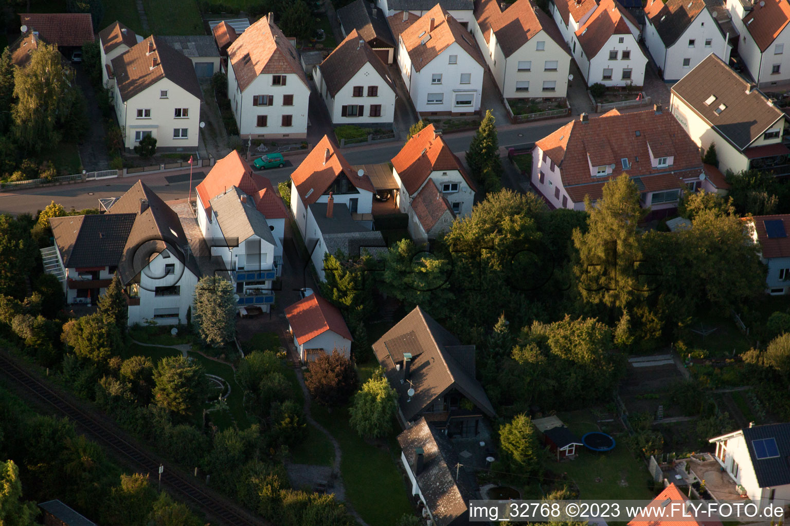 Luftbild von Kandel, Saarstr im Bundesland Rheinland-Pfalz, Deutschland