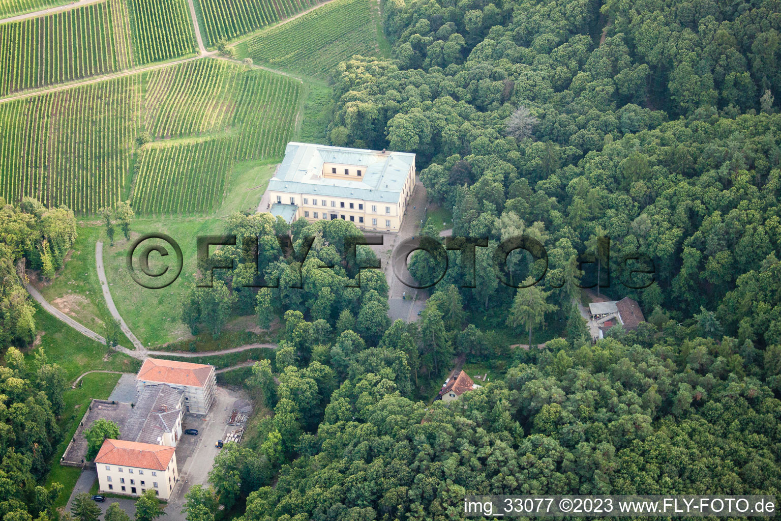 Edenkoben, Villa Ludwigshöhe im Bundesland Rheinland-Pfalz, Deutschland