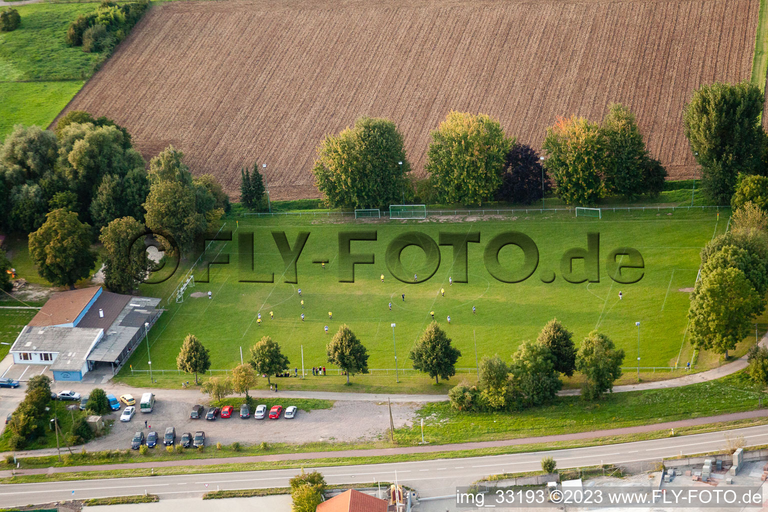 Rohrbach, Fussballplatz im Bundesland Rheinland-Pfalz, Deutschland