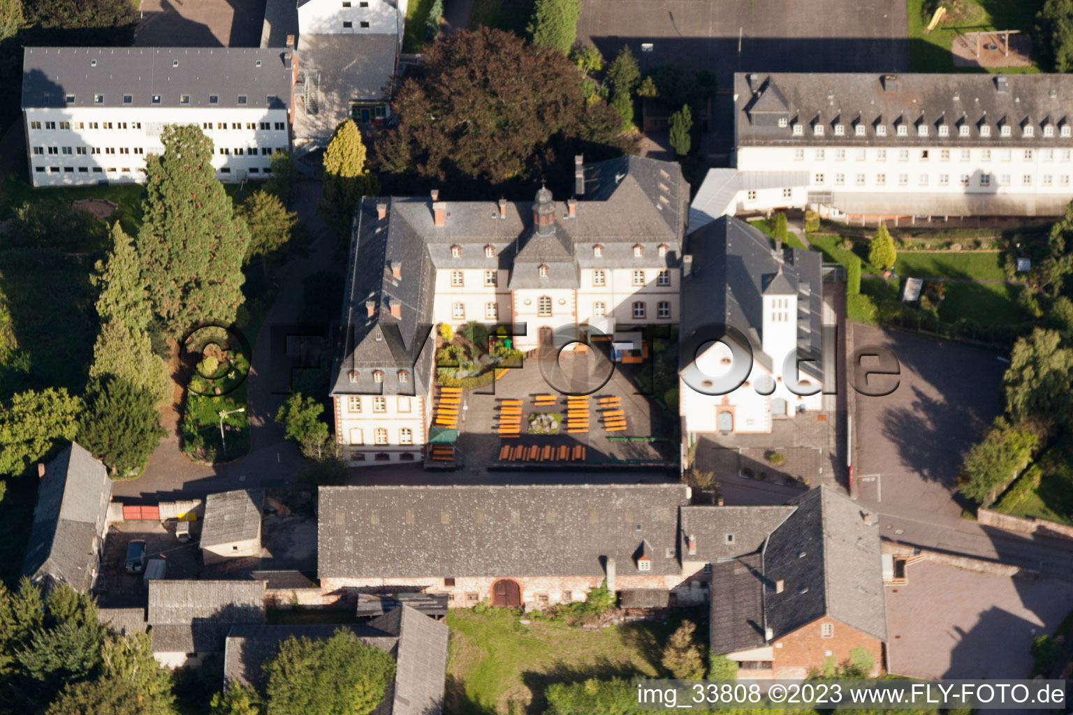 Luftbild von Taben-Rodt, Propstey St. Josef - Jugendhilfeeinrichtung im Bundesland Saarland, Deutschland