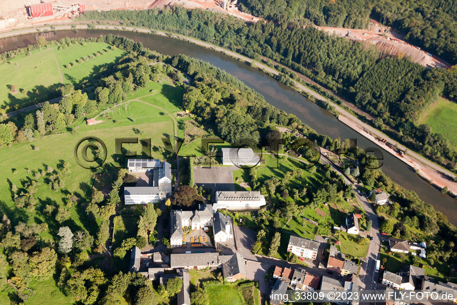 Luftaufnahme von Taben-Rodt, Propstey St. Josef - Jugendhilfeeinrichtung im Bundesland Saarland, Deutschland
