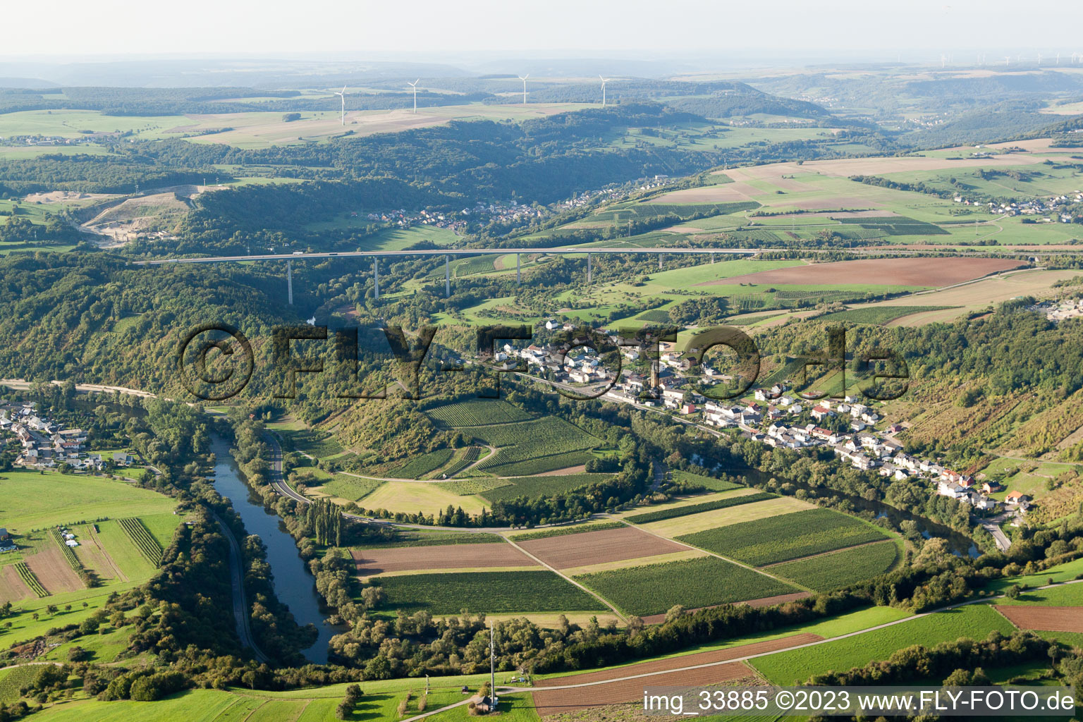 Mesenich an der Sauerschleife im Bundesland Rheinland-Pfalz, Deutschland
