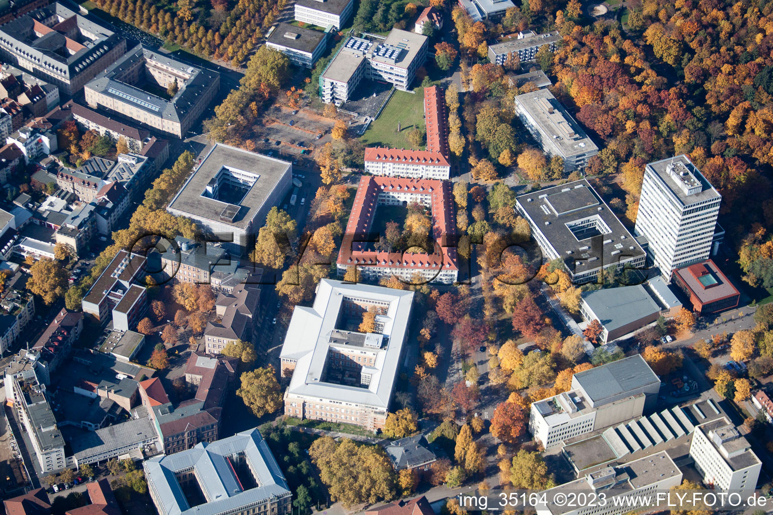Karlsruhe, Hochschule KIT im Ortsteil Innenstadt-Ost im Bundesland Baden-Württemberg, Deutschland