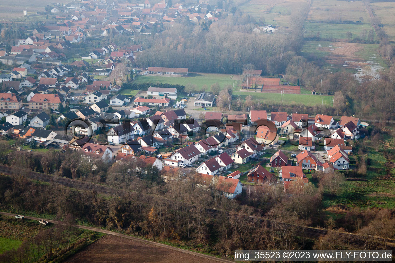 Winden, Neubaugebiet im Bundesland Rheinland-Pfalz, Deutschland