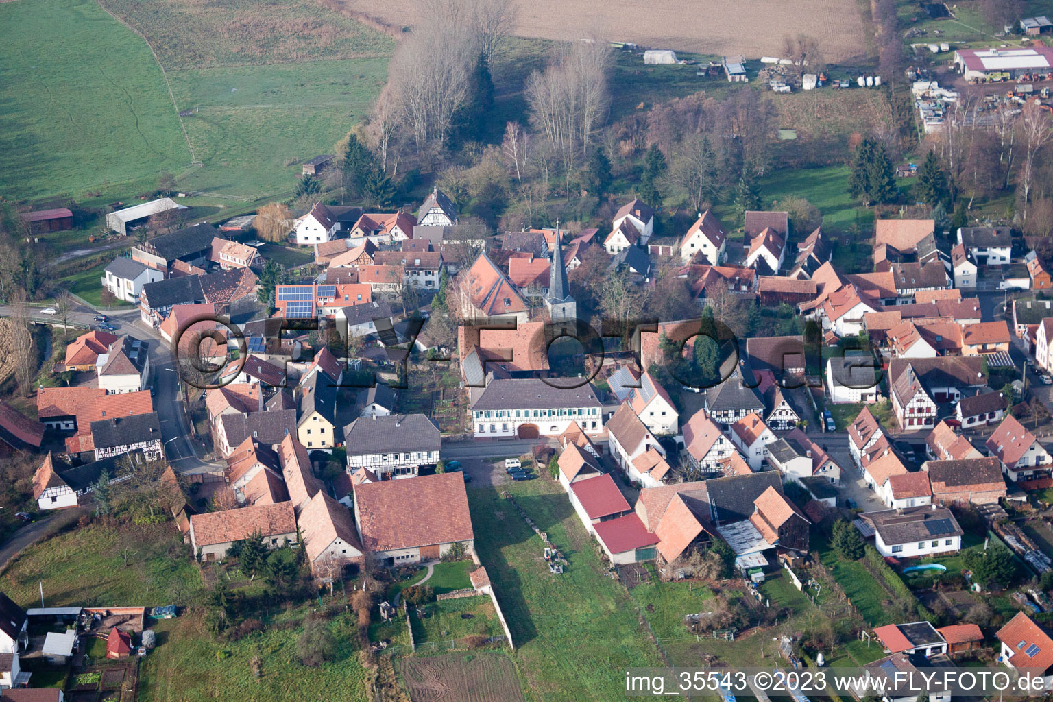 Luftbild von Barbelroth im Bundesland Rheinland-Pfalz, Deutschland