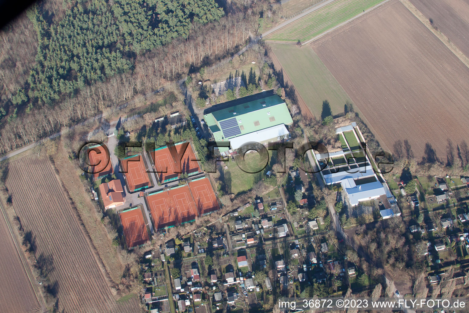 Dudenhofen im Bundesland Rheinland-Pfalz, Deutschland von einer Drohne aus