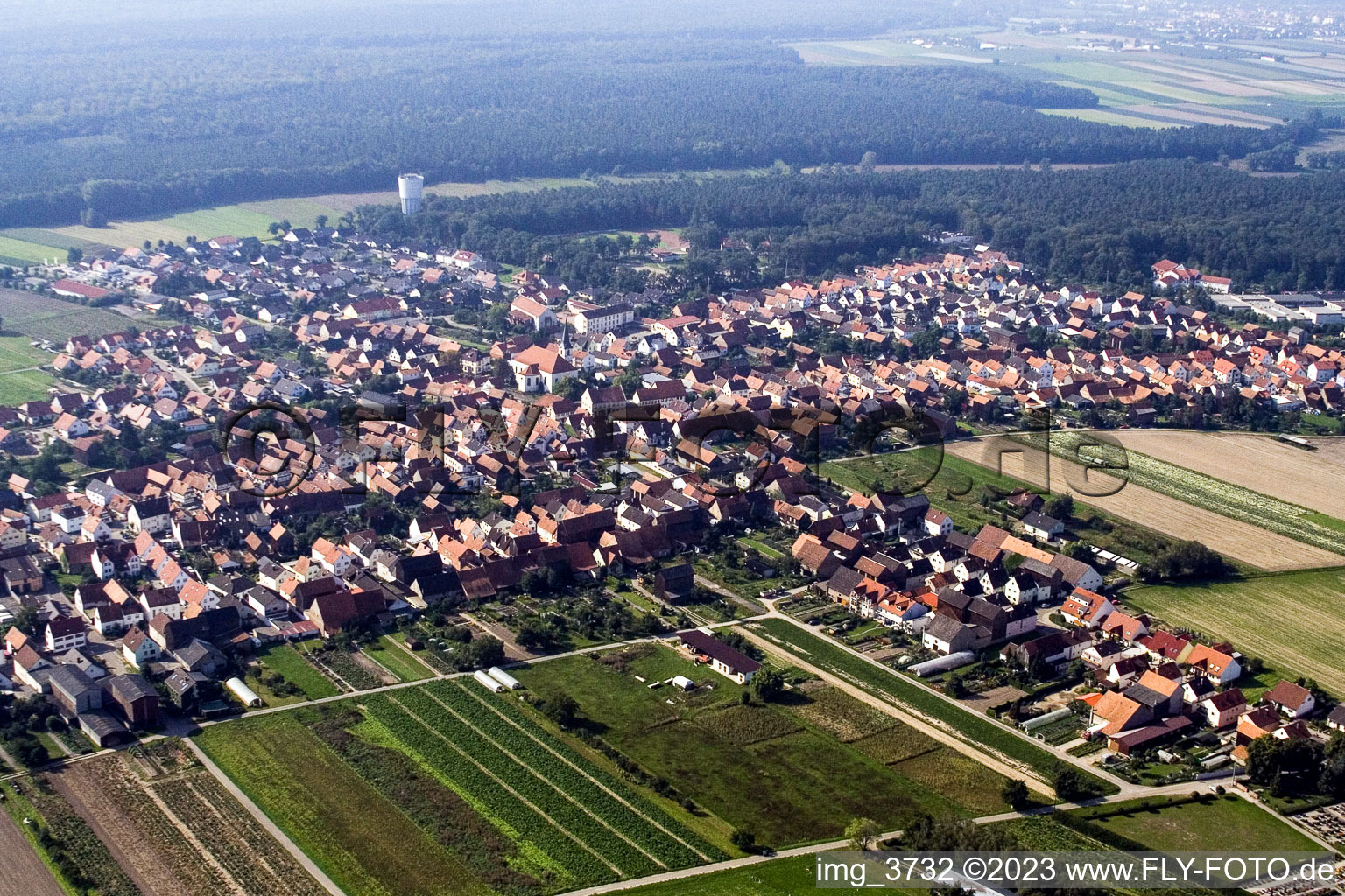 Luftbild von Hatzenbühl im Bundesland Rheinland-Pfalz, Deutschland
