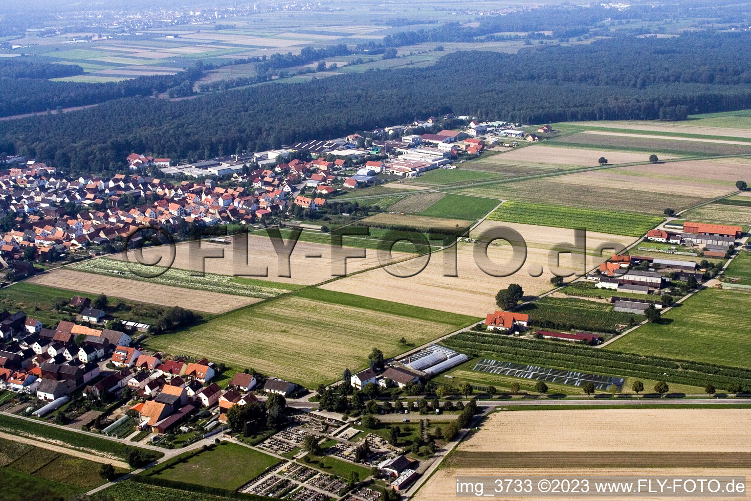 Luftaufnahme von Hatzenbühl im Bundesland Rheinland-Pfalz, Deutschland