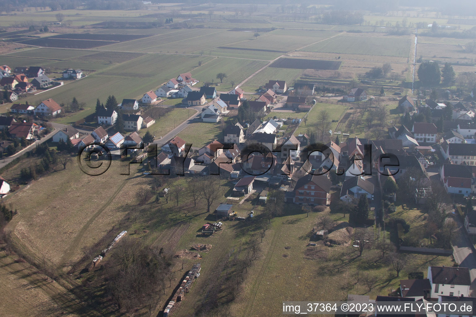 Drohnenaufname von Kapsweyer im Bundesland Rheinland-Pfalz, Deutschland