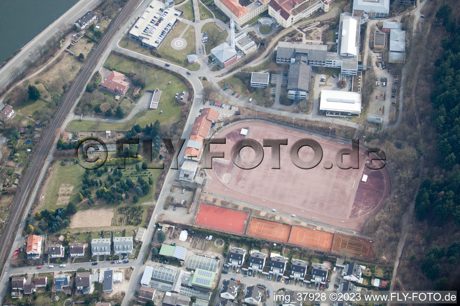 Sportanlage im Ortsteil Schlierbach in Heidelberg im Bundesland Baden-Württemberg, Deutschland